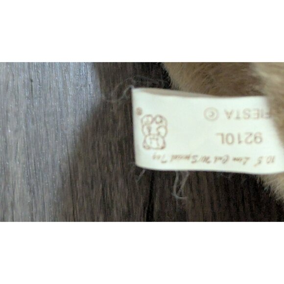 Vintage Fiesta Tan & White Plush Lion Cub Stuffed Animal 10.5" Realistic   toy - Picture 7 of 8